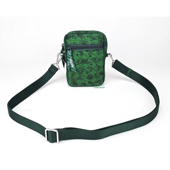 RARE! Vera Bradley Harry Potter RFID Small Convertible Crossbody Bag, Slytherin - Picture 5 of 14